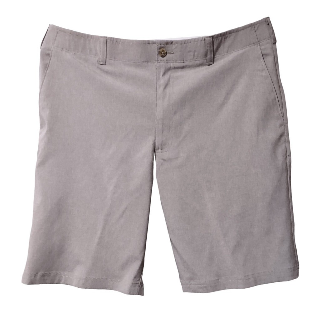 Ben Hogan Golf Shorts Size 38 Mens Pockets Tan 10" Inseam Lightweight Belt Loops